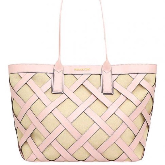 Authentic Michael Kors Light Pink Sienna Large Tote - Picture 15 of 16